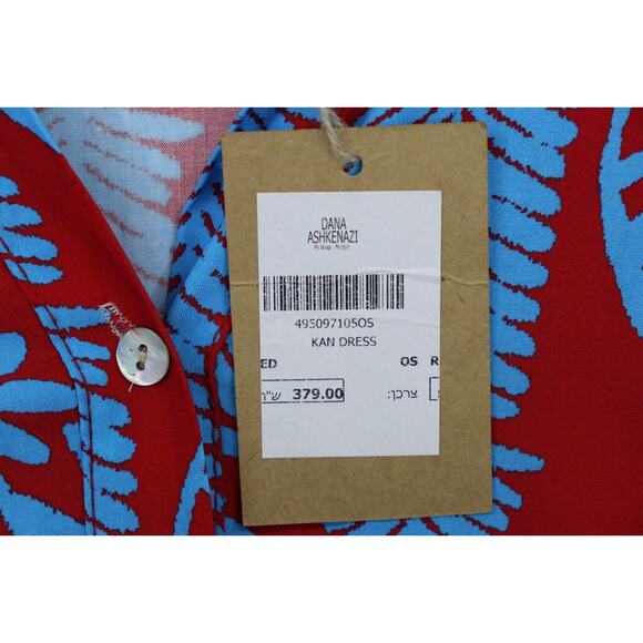 Dana Ashkenazi Made in Italy Midi Oversized Babydoll Beachy Dress OS - Picture 6 of 10